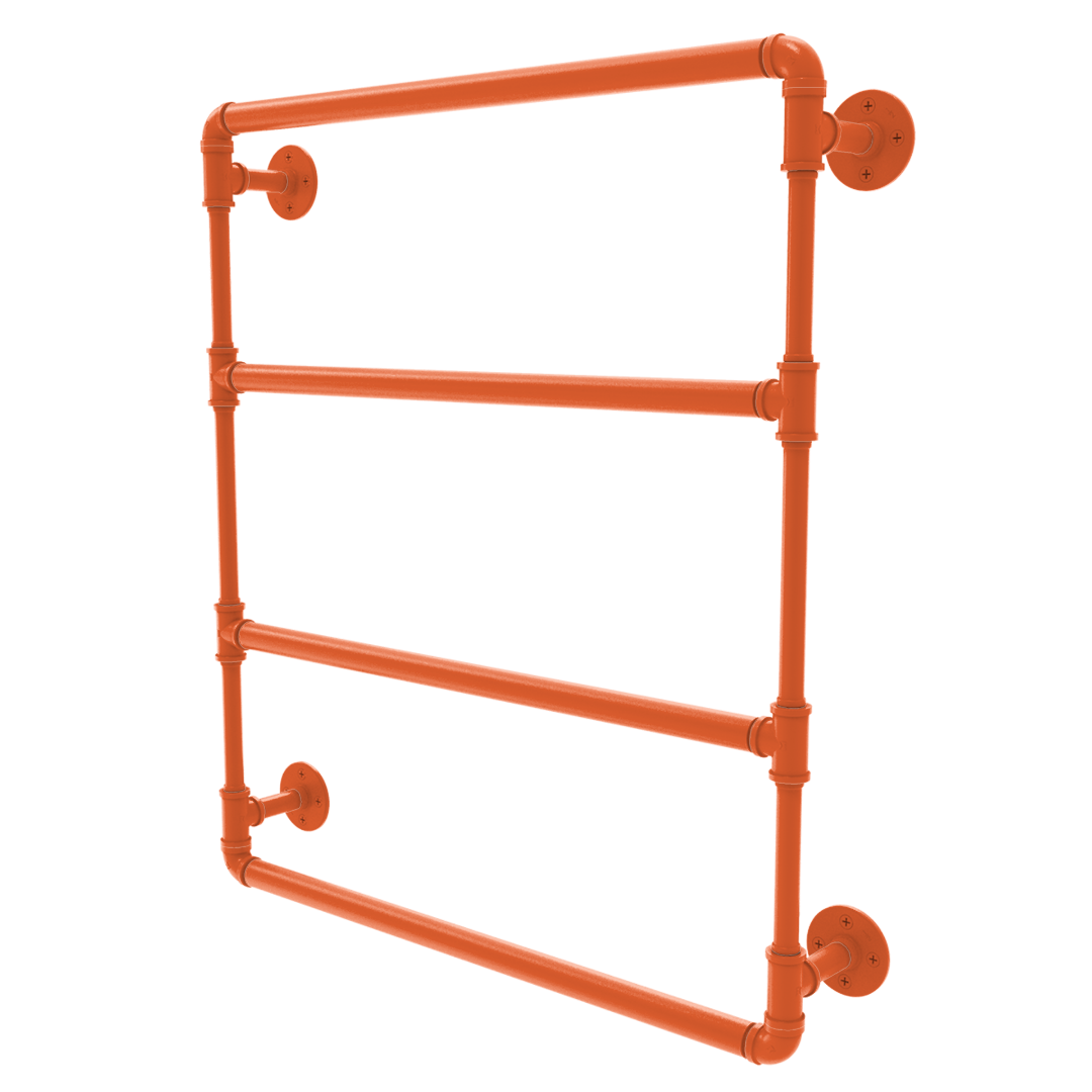 Collegiate Collection Wall Mounted Ladder Towel Bar Foothills Orange and Purple Edition