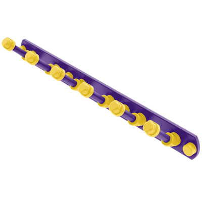 Collegiate Collection 6 Position Tie and Belt Rack Bayou Bold Edition
