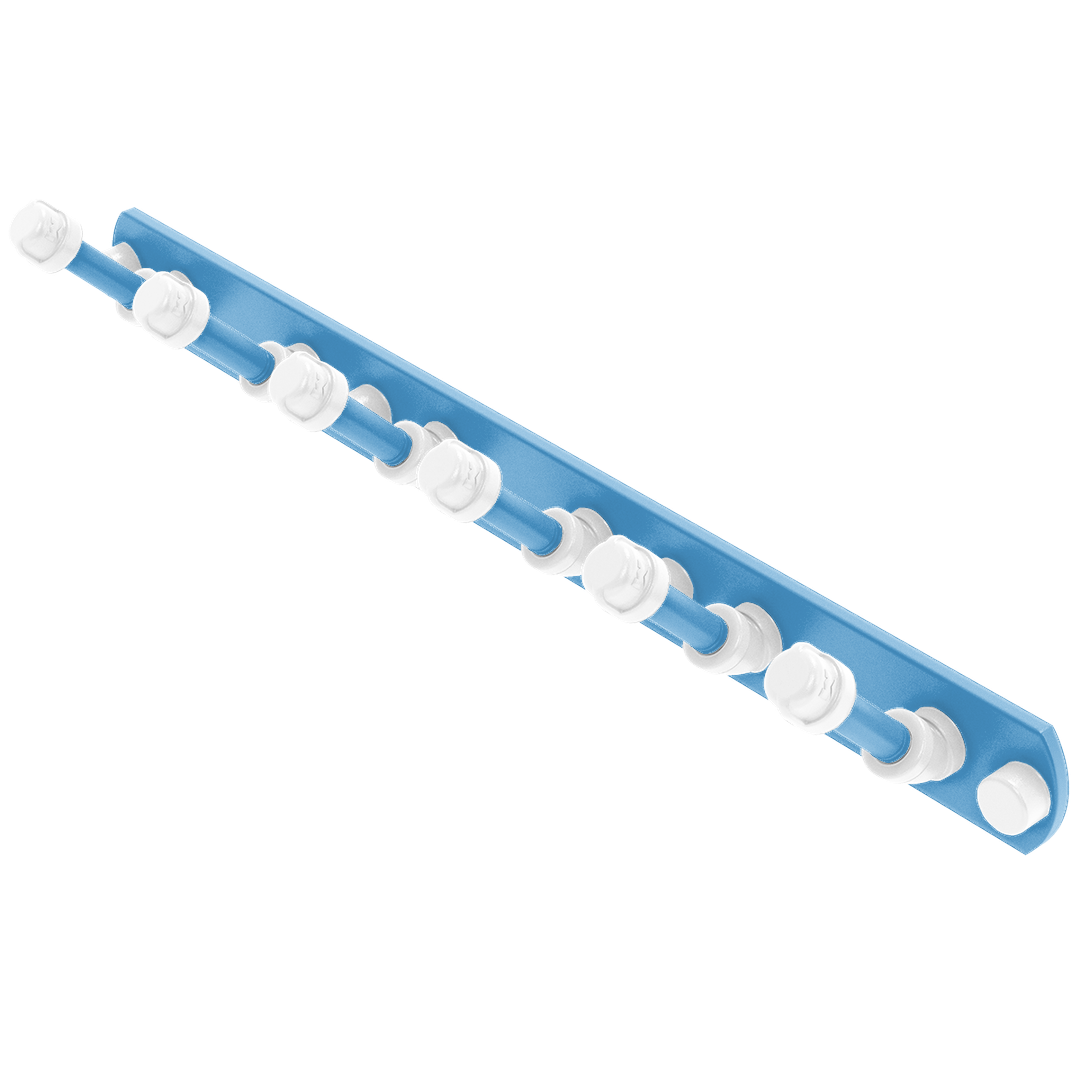 Collegiate Collection 6 Position Tie and Belt Rack Chapel Hill Game Day Edition