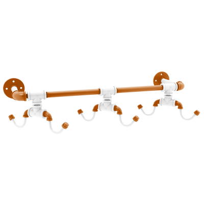 Collegiate Collection Wall Mounted 6 Coffee Mug Rack Austin Game Day Edition