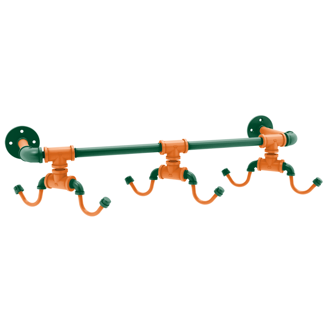 Collegiate Collection Wall Mounted 6 Coffee Mug Rack South Beach Game Day Edition