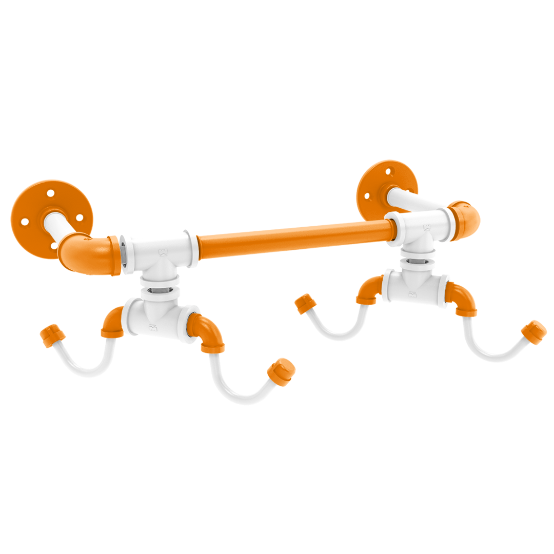 Collegiate Collection Wall Mounted 4 Coffee Mug Rack Knoxville Game Day Edition