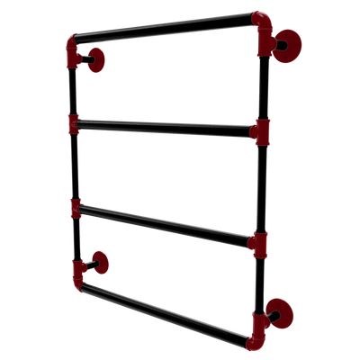 Collegiate Collection Wall Mounted Ladder Towel Bar Columbia Garnet and Black Edition