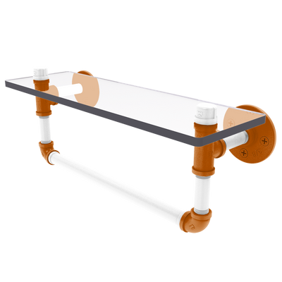 Collegiate Collection Glass Shelf with Towel Bar Austin Game Day Edition