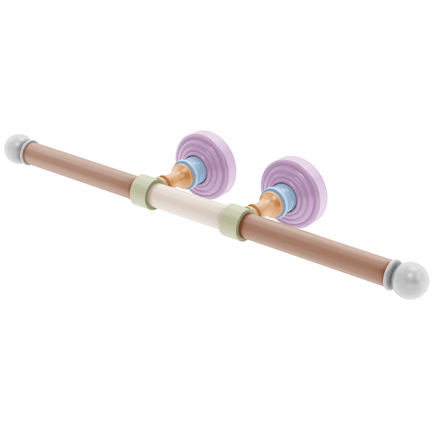 Waverly Place Collection Double Roll Toilet Tissue Holder Custom Color