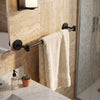 Satellite Orbit One Collection Towel Bar with Grooved Accents