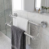 Satellite Orbit Two Collection Double Towel Bar with Dotted Accents