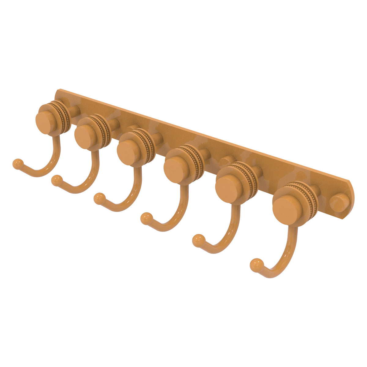 Mercury Collection 6 Position Tie and Belt Rack with Dotted Accent