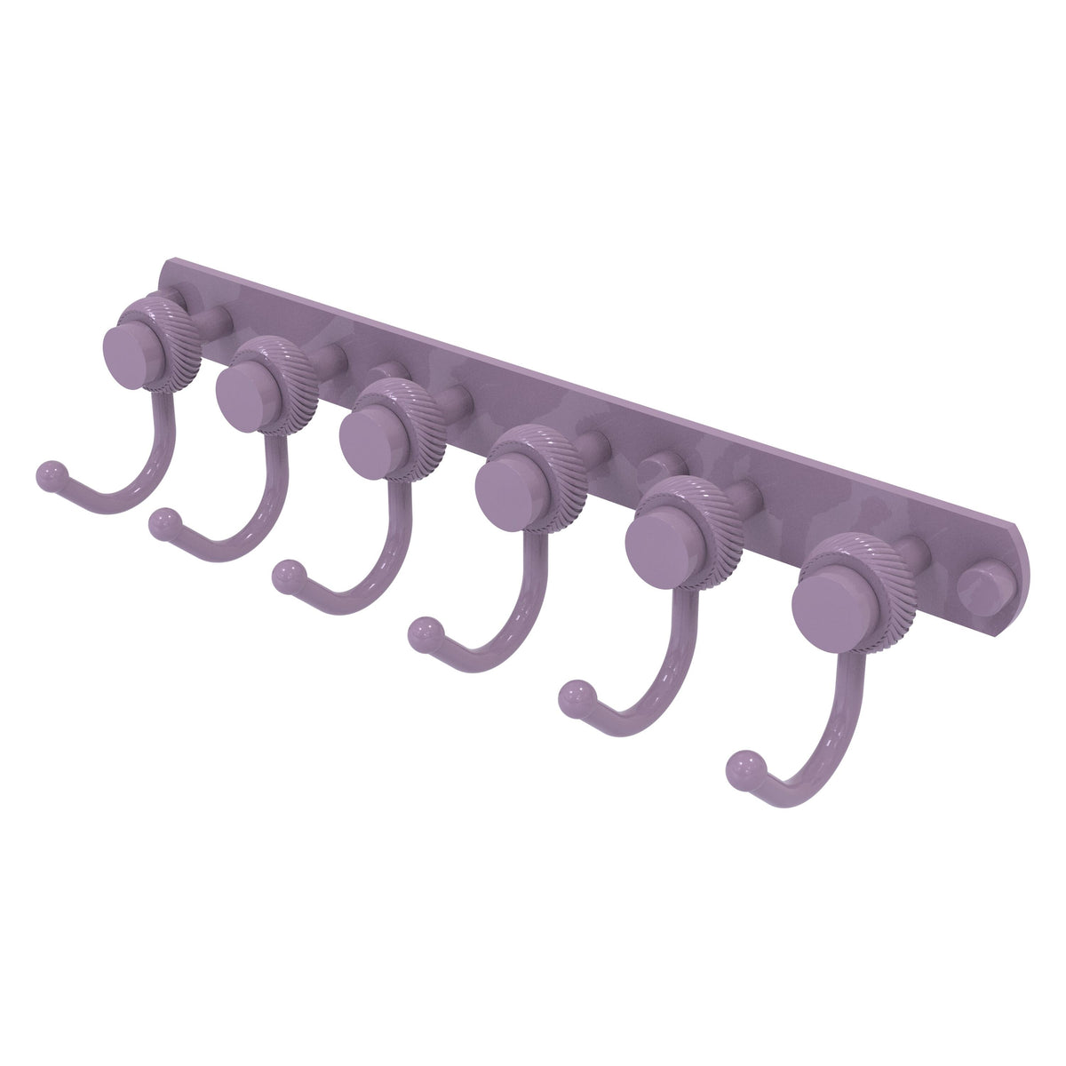 Mercury Collection 6 Position Tie and Belt Rack with Dotted Accent