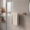 Mercury Collection Towel Bar with Smooth Accents