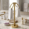 Vanity Top 2 Towel Ring Guest Towel Valet