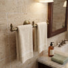 Que New Collection 2 Arm Guest Towel Holder