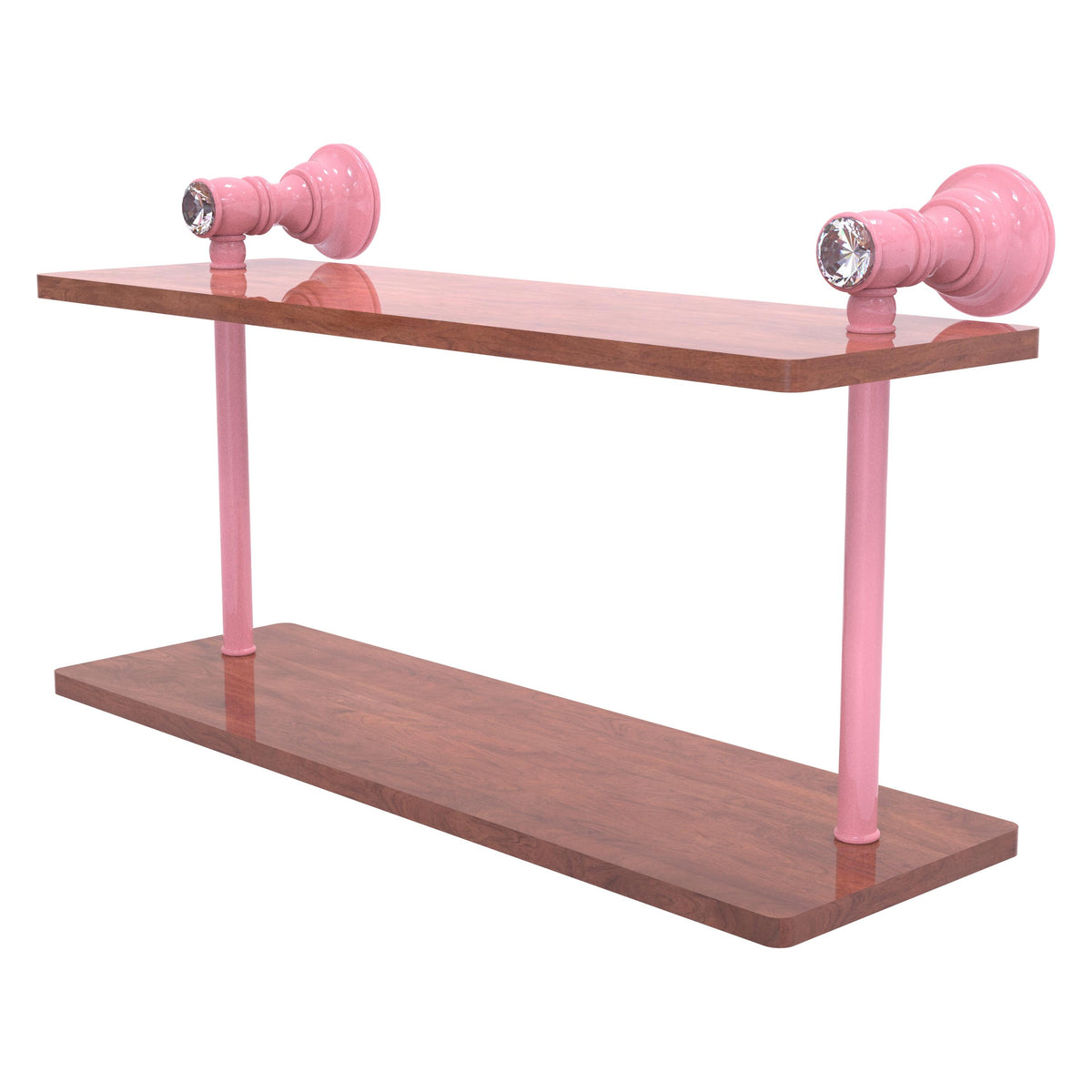 Carolina Crystal Collection Two Tiered Wood Shelf