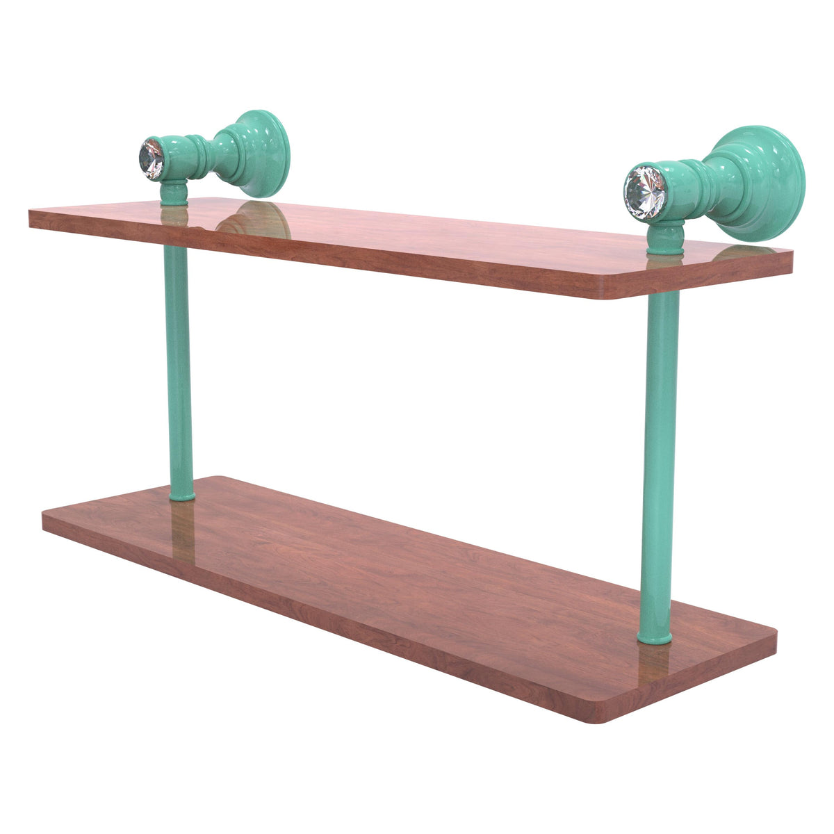 Carolina Crystal Collection Two Tiered Wood Shelf