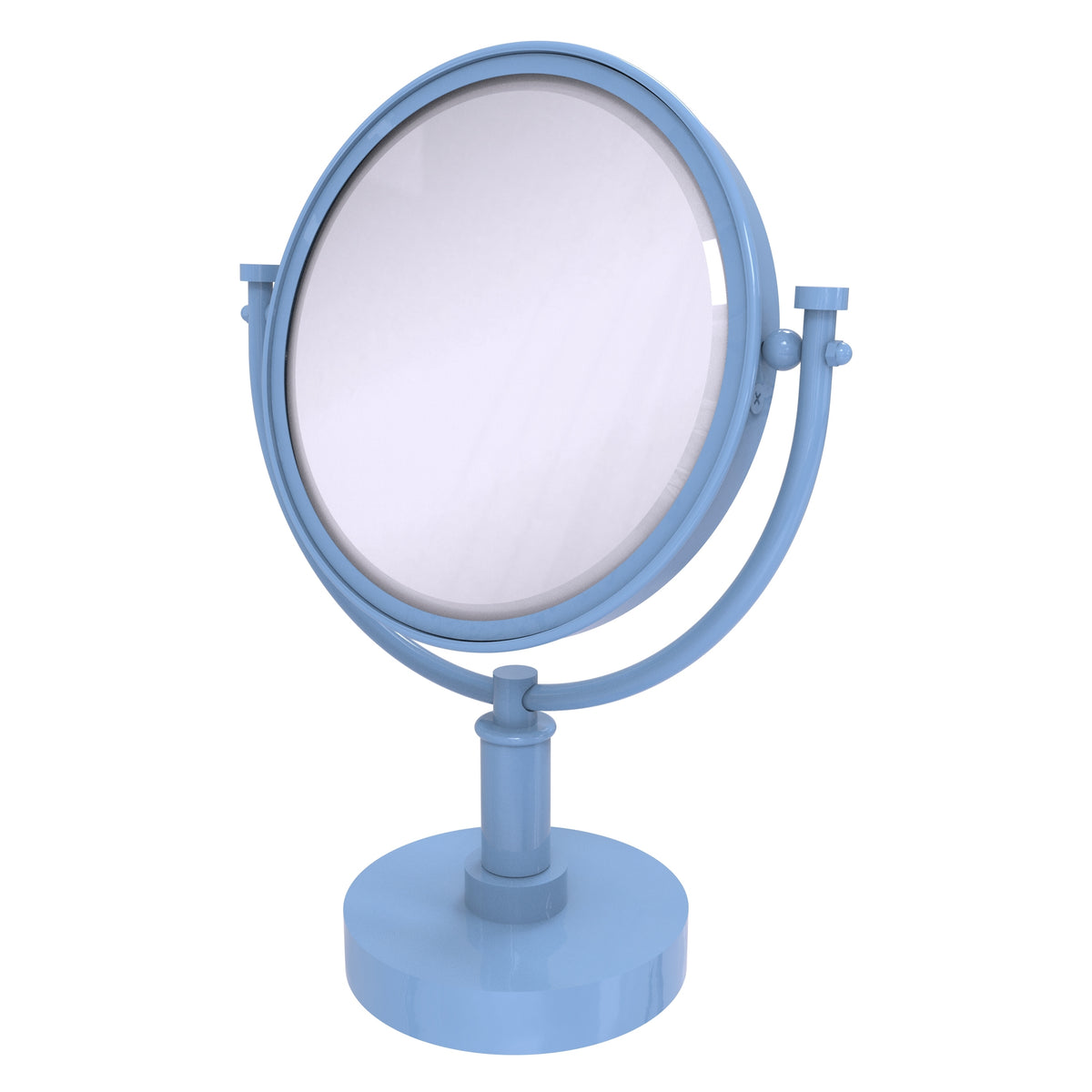 8 Inch Vanity Top Make-Up Mirror with Smooth Accents