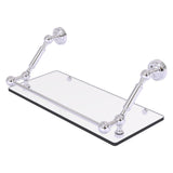 Dottingham Floating Glass Shelf with Gallery Rail