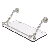 Dottingham Floating Glass Shelf with Gallery Rail