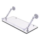 Dottingham Floating Glass Shelf with Gallery Rail
