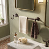 Dottingham Collection Towel Bar with Integrated Hooks