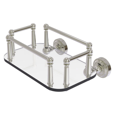 Dottingham Collection Wall Mounted Glass Guest Towel Tray