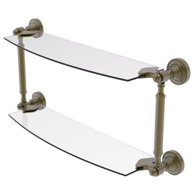 Dottingham Collection Two Tiered Glass Shelf