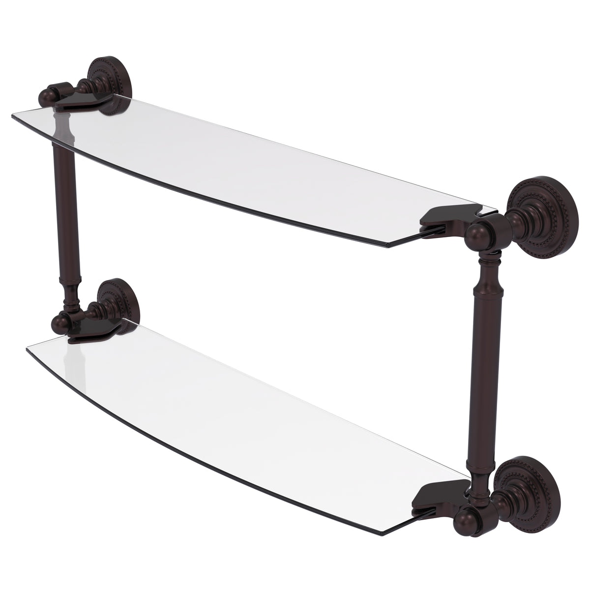 Dottingham Collection Two Tiered Glass Shelf