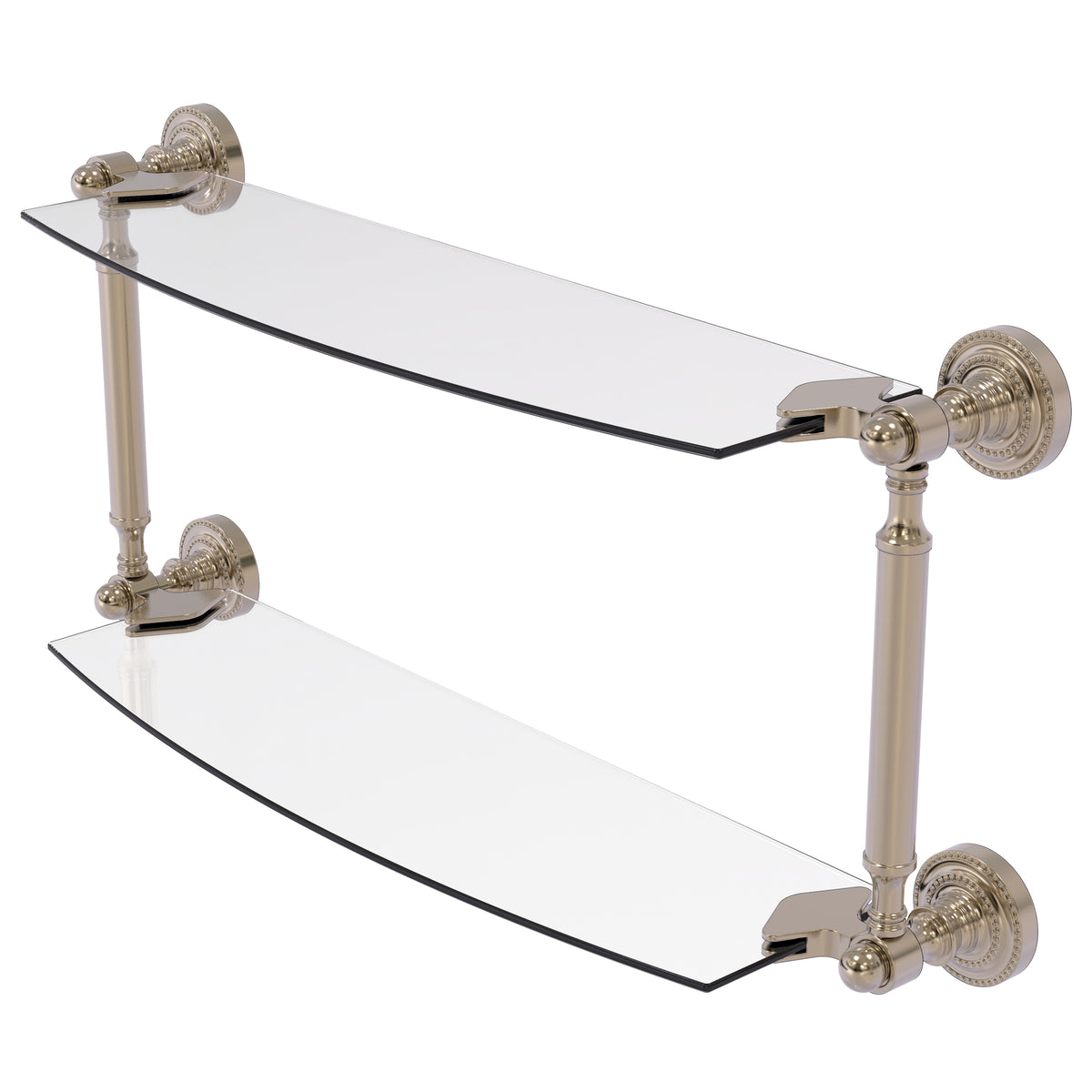 Dottingham Collection Two Tiered Glass Shelf