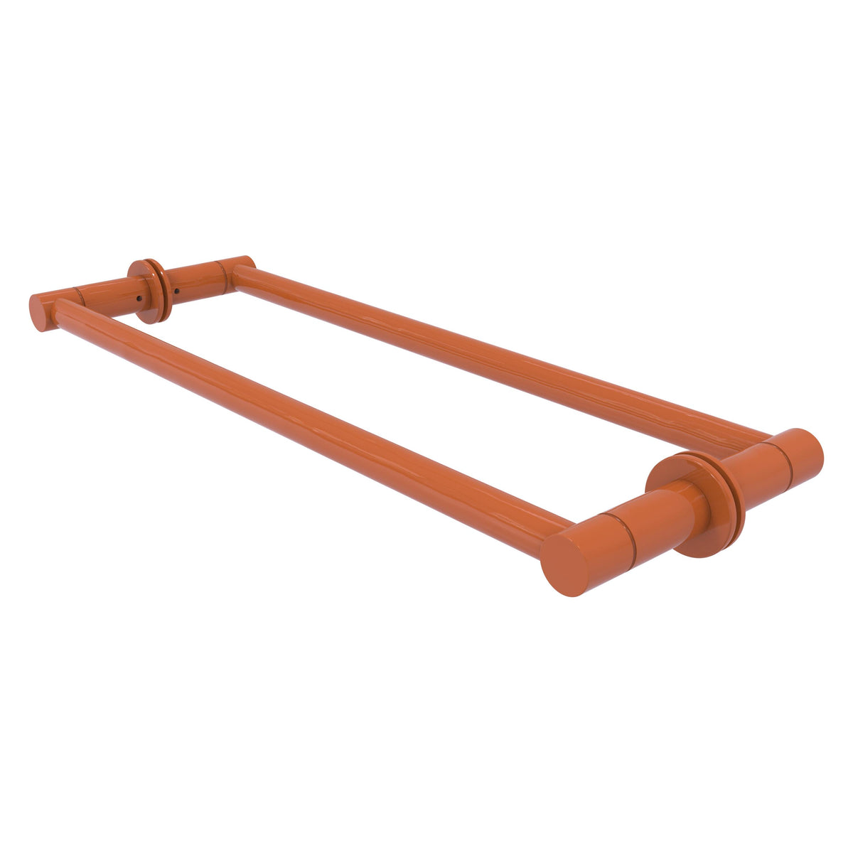 Fresno Pair Of Towel Bars For Back to Back On Glass Panel - 30 Inch