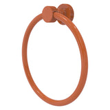 Foxtrot Collection 6 Inch Round Towel Ring - Solid Brass Wall Mount