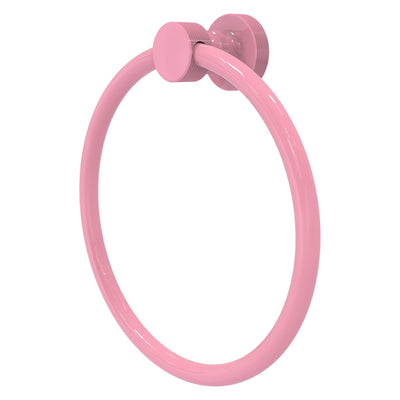 Foxtrot Collection 6 Inch Round Towel Ring - Solid Brass Wall Mount