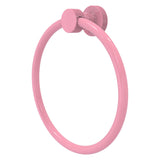 Foxtrot Collection 6 Inch Round Towel Ring - Solid Brass Wall Mount
