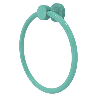 Foxtrot Collection 6 Inch Round Towel Ring - Solid Brass Wall Mount
