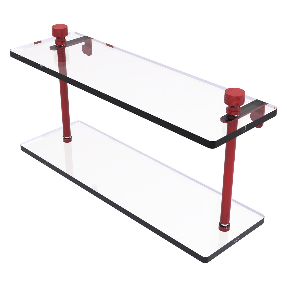 Foxtrot Collection Two Tiered Glass Shelf