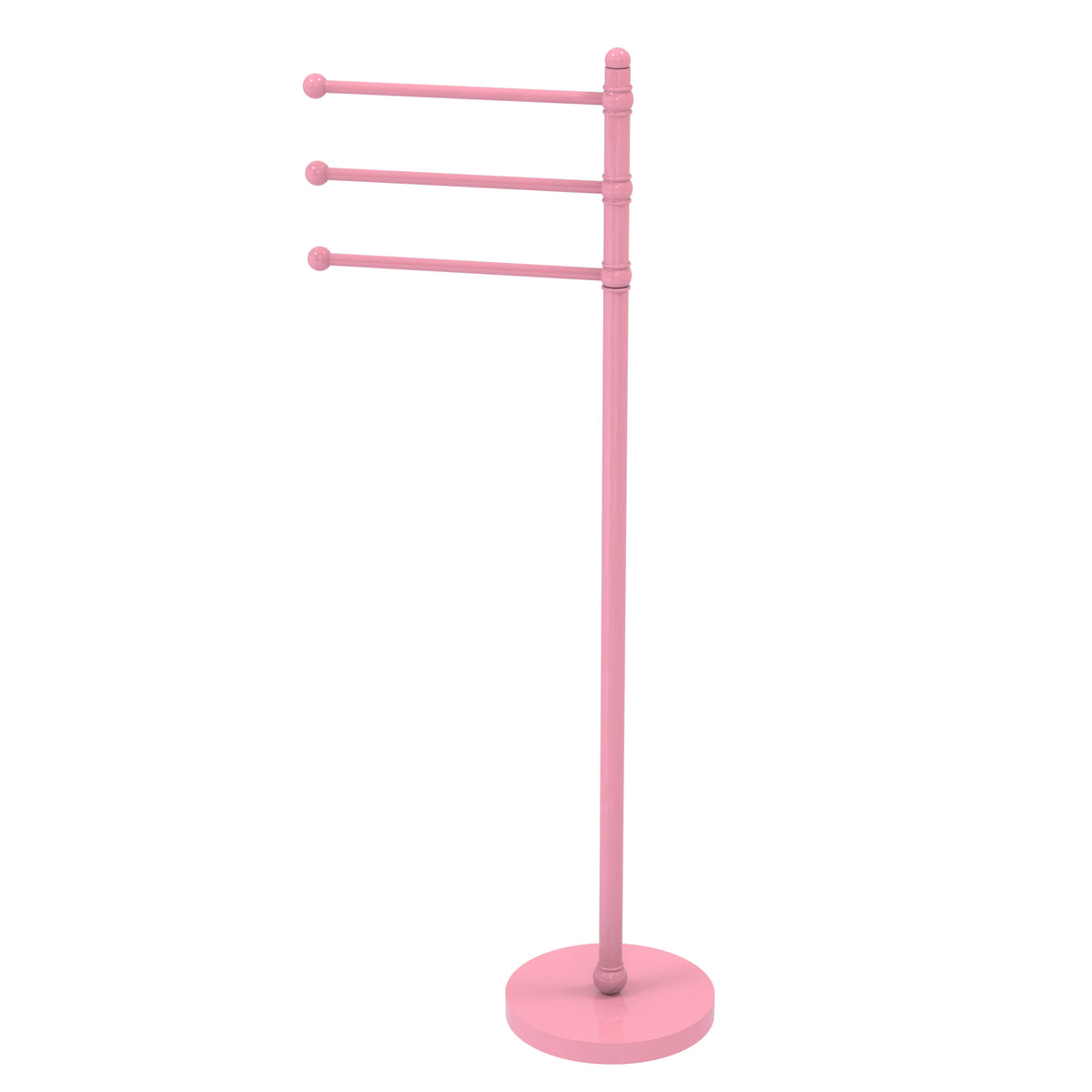 49 Inch Towel Stand with 3 Pivoting Arms