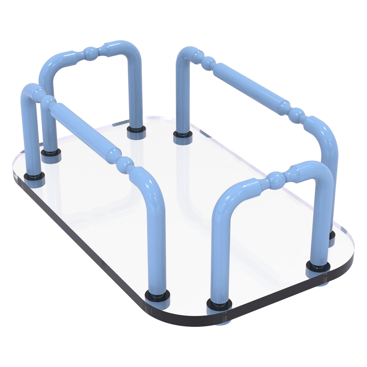 Vanity Top Glass Guest Towel Tray