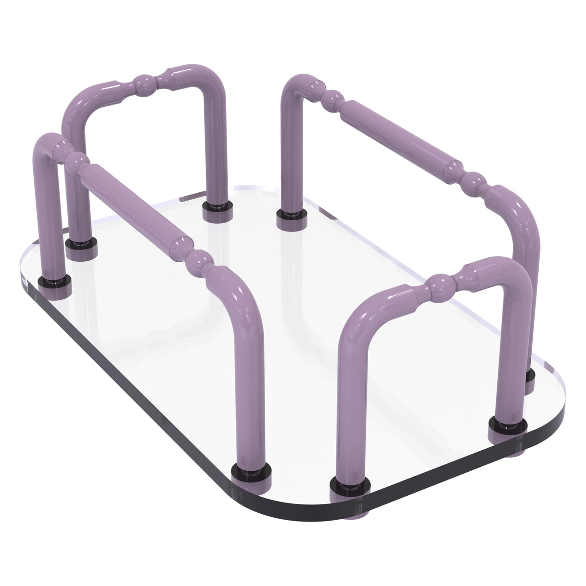 Vanity Top Glass Guest Towel Tray