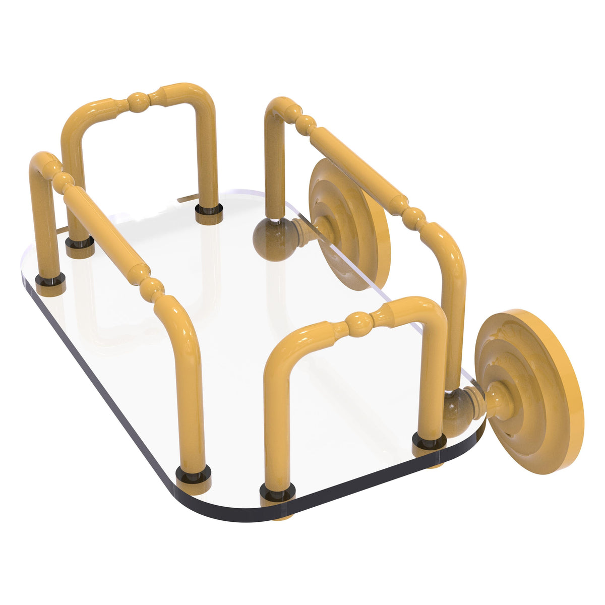 Que New Wall Mounted Guest Towel Holder