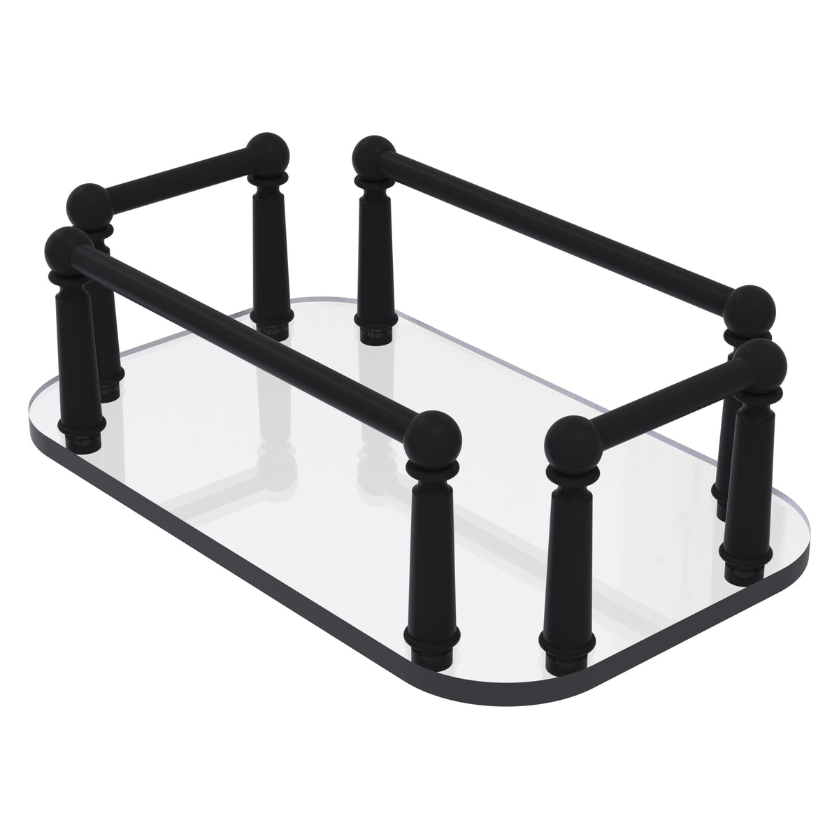 Vanity Top Glass Guest Towel Tray