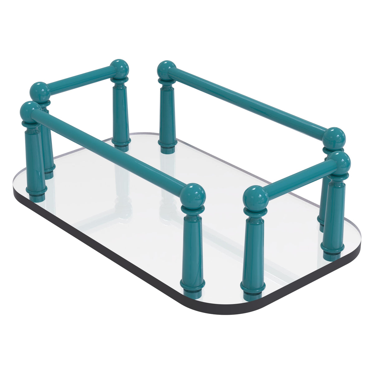 Vanity Top Glass Guest Towel Tray