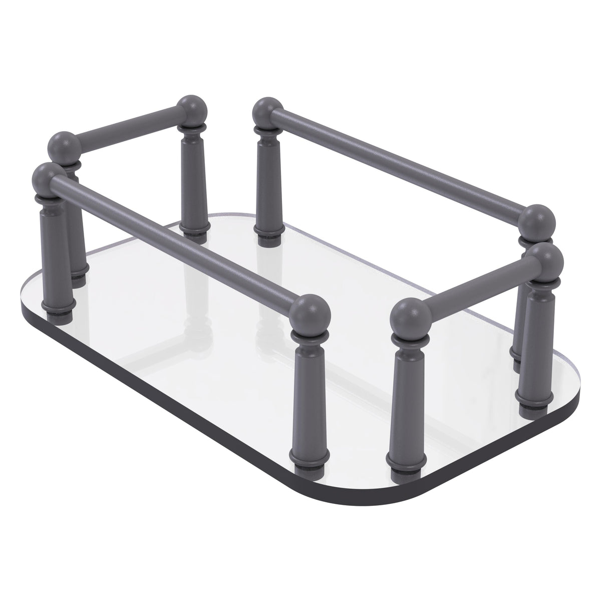 Vanity Top Glass Guest Towel Tray
