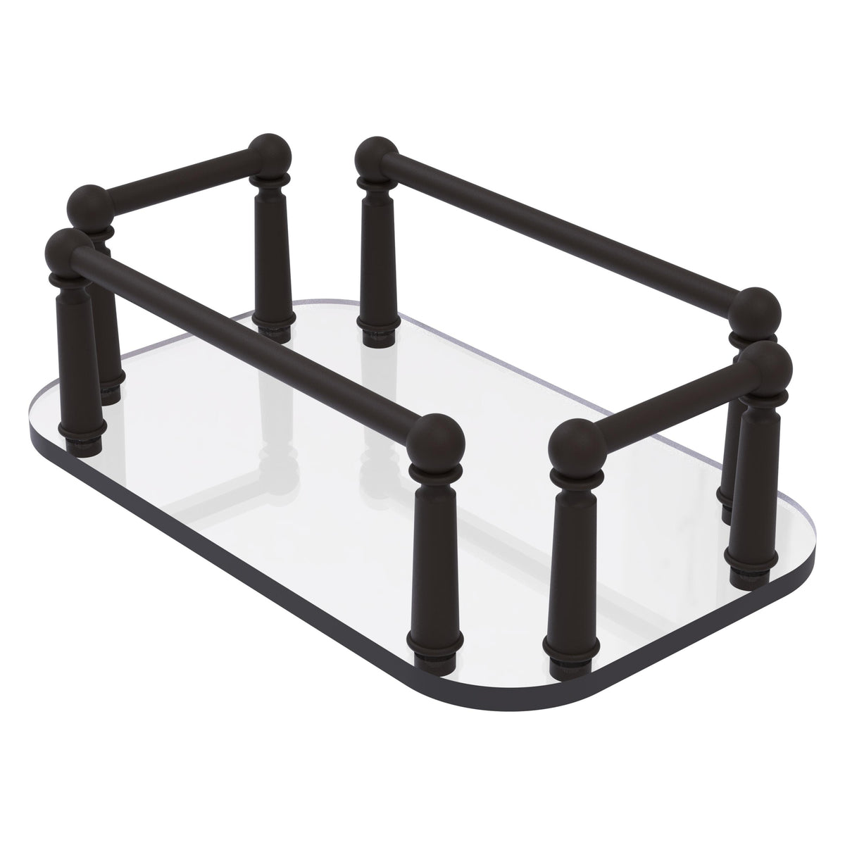 Vanity Top Glass Guest Towel Tray
