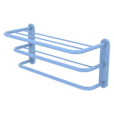 Three Tier Hotel Style Towel Shelf with Drying Rack