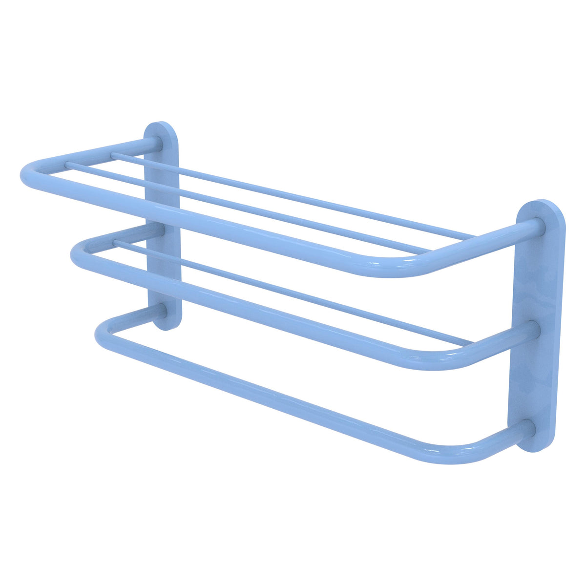 Three Tier Hotel Style Towel Shelf with Drying Rack