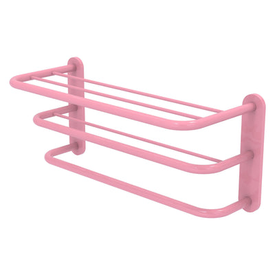 Three Tier Hotel Style Towel Shelf with Drying Rack