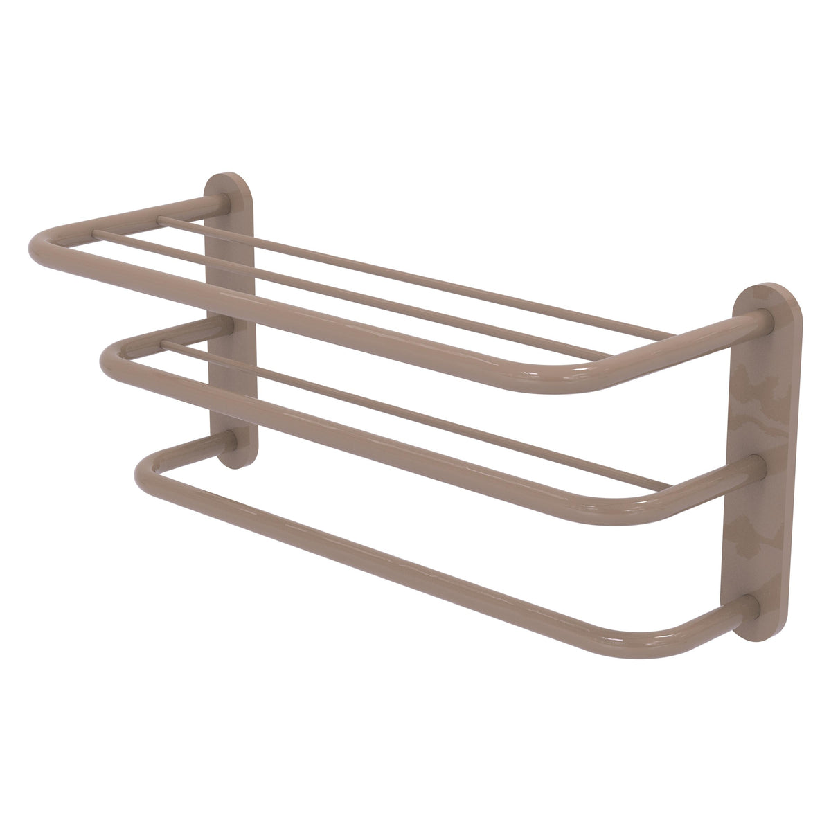 Three Tier Hotel Style Towel Shelf with Drying Rack