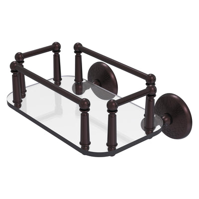 Monte Carlo Collection Wall Mounted Glass Guest Towel Tray
