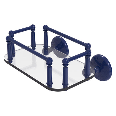 Monte Carlo Collection Wall Mounted Glass Guest Towel Tray