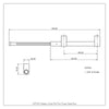 Modern Style Pull Out Closet Valet Rod