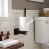 Montero Collection Upright Toilet Tissue Holder and Reserve Roll Holder