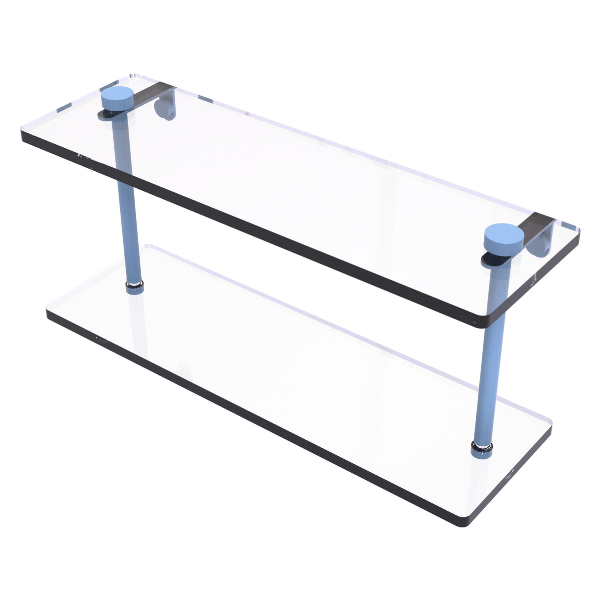 Two Tiered Glass Shelf